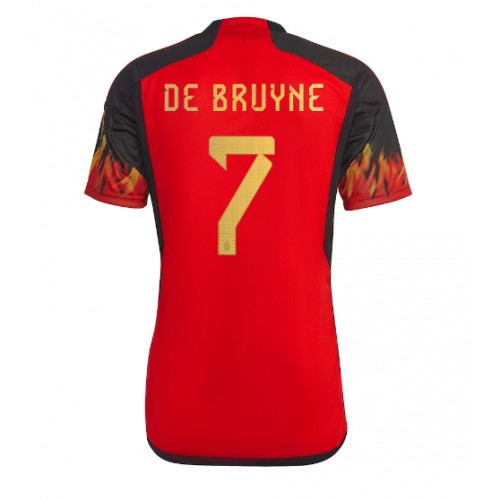 Belgia Kevin De Bruyne #7 Koszulka Podstawowych MŚ 2022 Krótki Rękaw